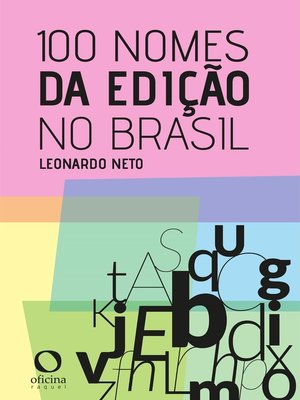 cover image of 100 nomes da edição no Brasil